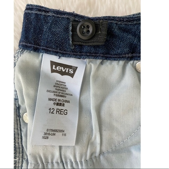 Levi’s Shorty Adjustable waist Size 12 R (Girl) - Picture 9 of 11